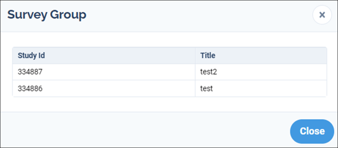 Creating a Survey Group on Prime Panels